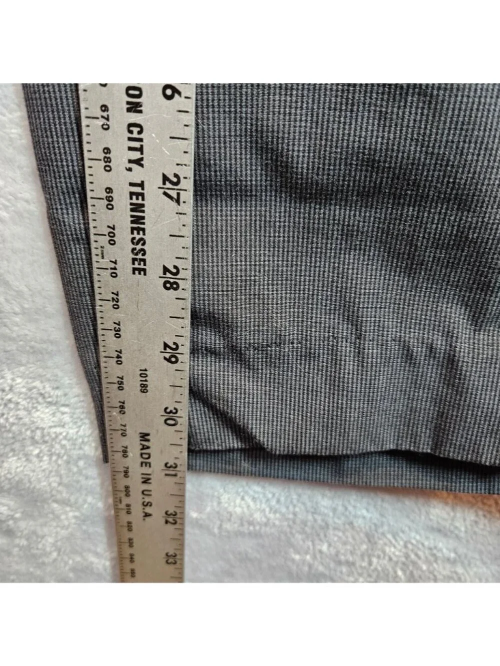 Banana Republic Tailored Slim Fit Mens Dress Pants 36x34 Gray Micro Houndstooth